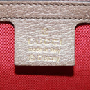 GUCCI GG Supreme Donald duck Hand Bag PVC 2way Beige Gold 648134 Auth 161733SAM-19