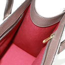 GUCCI GG Supreme Donald duck Hand Bag PVC 2way Beige Gold 648134 Auth 161733SAM-21