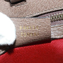 GUCCI GG Supreme Donald duck Hand Bag PVC 2way Beige Gold 648134 Auth 161733SAM-25