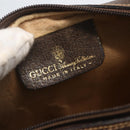 GUCCI GG Supreme Web Sherry Line Shoulder Bag PVC Beige 010 378 Auth 161738-17