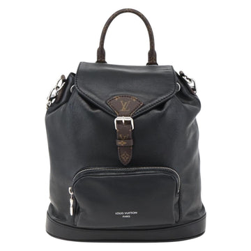 LOUIS VUITTON Monogram Montsouris Vibe PM Backpack Black M12587 LV Auth 161743SM - 0