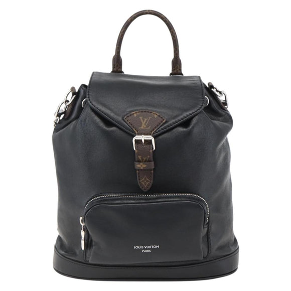 LOUIS VUITTON Monogram Montsouris Vibe PM Backpack Black M12587 LV Auth 161743SM
