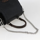 LOUIS VUITTON Monogram Montsouris Vibe PM Backpack Black M12587 LV Auth 161743SM-9