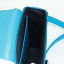 Christian Dior Shoulder Bag Leather Blue Silver Auth 161745M-19