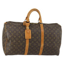 LOUIS VUITTON Monogram Keepall 50 Boston Bag M41426 LV Auth 161751-1