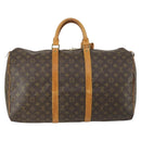 LOUIS VUITTON Monogram Keepall 50 Boston Bag M41426 LV Auth 161751-2