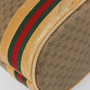 GUCCI Micro GG Supreme Web Sherry Line Bag PVC Beige 001 58 4793 Auth 161752-15