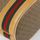 GUCCI Micro GG Supreme Web Sherry Line Bag PVC Beige 001 58 4793 Auth 161752-17