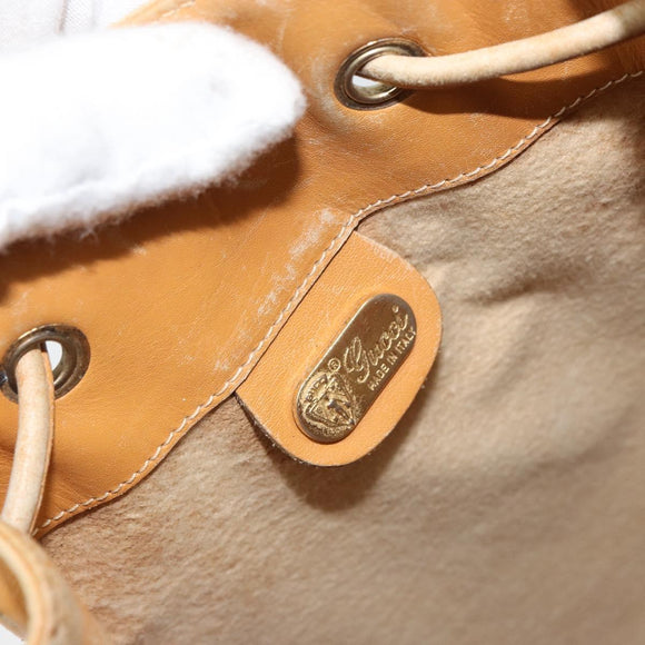 GUCCI Micro GG Supreme Web Sherry Line Bag PVC Beige 001 58 4793 Auth 161752
