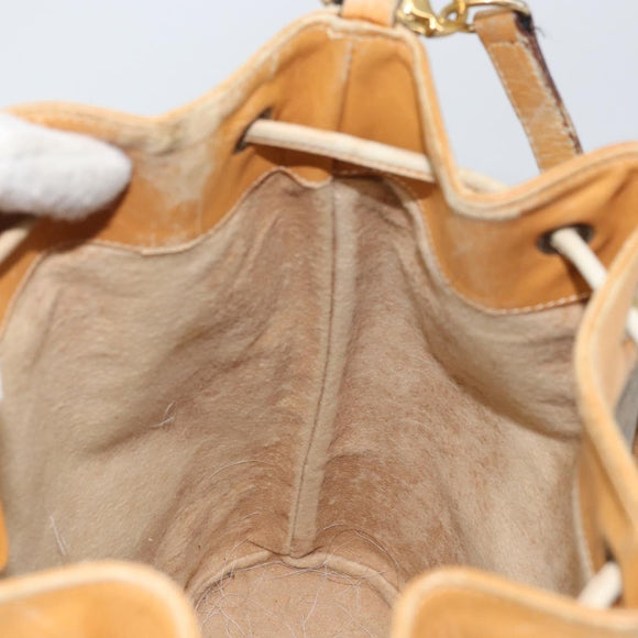 GUCCI Micro GG Supreme Web Sherry Line Bag PVC Beige 001 58 4793 Auth 161752