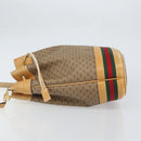 GUCCI Micro GG Supreme Web Sherry Line Bag PVC Beige 001 58 4793 Auth 161752-4