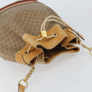 GUCCI Micro GG Supreme Web Sherry Line Bag PVC Beige 001 58 4793 Auth 161752-6