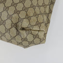 GUCCI GG Supreme Web Sherry Line Tote Bag PVC Beige Gold 39 02 091 Auth 161753-10