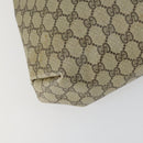 GUCCI GG Supreme Web Sherry Line Tote Bag PVC Beige Gold 39 02 091 Auth 161753-11