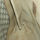 GUCCI GG Supreme Web Sherry Line Tote Bag PVC Beige Gold 39 02 091 Auth 161753-18