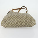 GUCCI GG Supreme Web Sherry Line Tote Bag PVC Beige Gold 39 02 091 Auth 161753-9