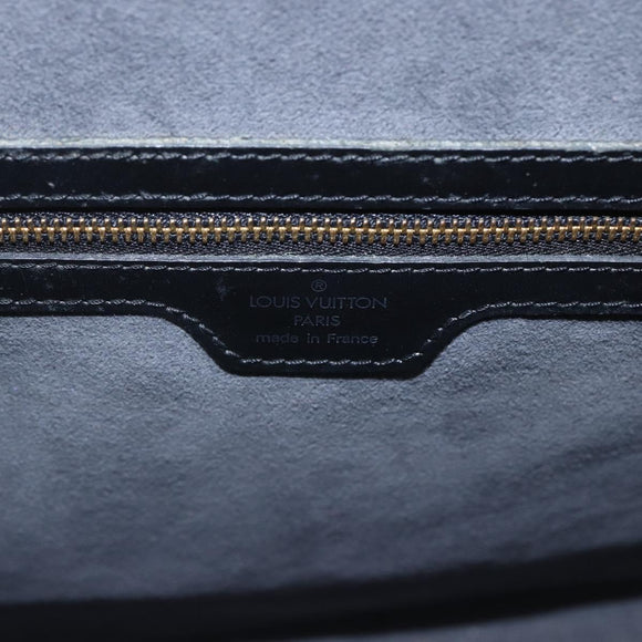 LOUIS VUITTON Epi Lussac Shoulder Bag Black M52282 LV Auth 161758