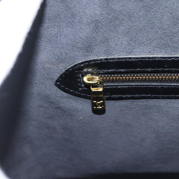 LOUIS VUITTON Epi Lussac Shoulder Bag Black M52282 LV Auth 161758