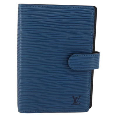 LOUIS VUITTON Epi Agenda PM Day Planner Cover Blue R20055 LV Auth 161761 - 0