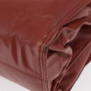 BOTTEGA VENETA Chain Shoulder Bag Leather Red Auth 161765-16