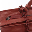 BOTTEGA VENETA Chain Shoulder Bag Leather Red Auth 161765-17