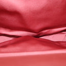 BOTTEGA VENETA Chain Shoulder Bag Leather Red Auth 161765-11