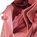 BOTTEGA VENETA Chain Shoulder Bag Leather Red Auth 161765-24