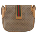 GUCCI Micro GG Supreme Web Sherry Line Bag PVC Beige 001 115 0914 Auth 161766-3