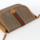 GUCCI Micro GG Supreme Web Sherry Line Bag PVC Beige 001 115 0914 Auth 161766-6