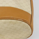 GUCCI Micro GG Supreme Shoulder Bag PVC Beige Gold 001 115 0933 Auth 161767-9