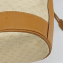 GUCCI Micro GG Supreme Shoulder Bag PVC Beige Gold 001 115 0933 Auth 161767-15