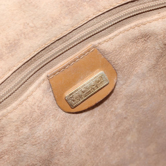GUCCI Micro GG Supreme Shoulder Bag PVC Beige Gold 001 115 0933 Auth 161767