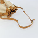 GUCCI Micro GG Supreme Shoulder Bag PVC Beige Gold 001 115 0933 Auth 161767-7