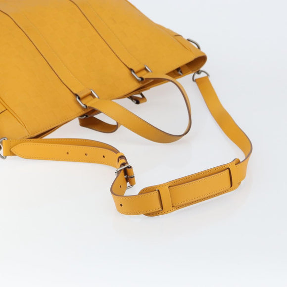 LOUIS VUITTON Damier Infini Neo Tadao Bag 2way Yellow N41228 LV Auth 161769