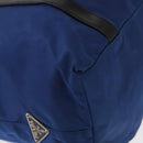 PRADA Tote Bag Nylon Blue Silver Auth 161771-9