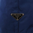 PRADA Tote Bag Nylon Blue Silver Auth 161771-17