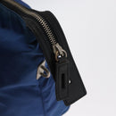 PRADA Tote Bag Nylon Blue Silver Auth 161771-10