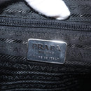 PRADA Tote Bag Nylon Blue Silver Auth 161771-18