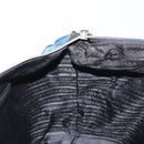 PRADA Tote Bag Nylon Blue Silver Auth 161771-19