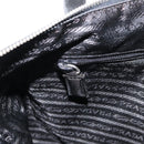 PRADA Tote Bag Nylon Blue Silver Auth 161771-21