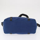PRADA Tote Bag Nylon Blue Silver Auth 161771-5