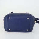 Chloe Bridget Hand Bag Leather 2way Navy Gold Auth 161772-5