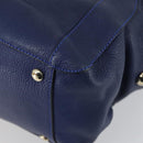 Chloe Bridget Hand Bag Leather 2way Navy Gold Auth 161772-16