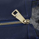 Chloe Bridget Hand Bag Leather 2way Navy Gold Auth 161772-19