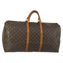 LOUIS VUITTON Monogram Keepall 60 Boston Bag M41422 LV Auth 161777-1
