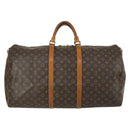 LOUIS VUITTON Monogram Keepall 60 Boston Bag M41422 LV Auth 161777-3