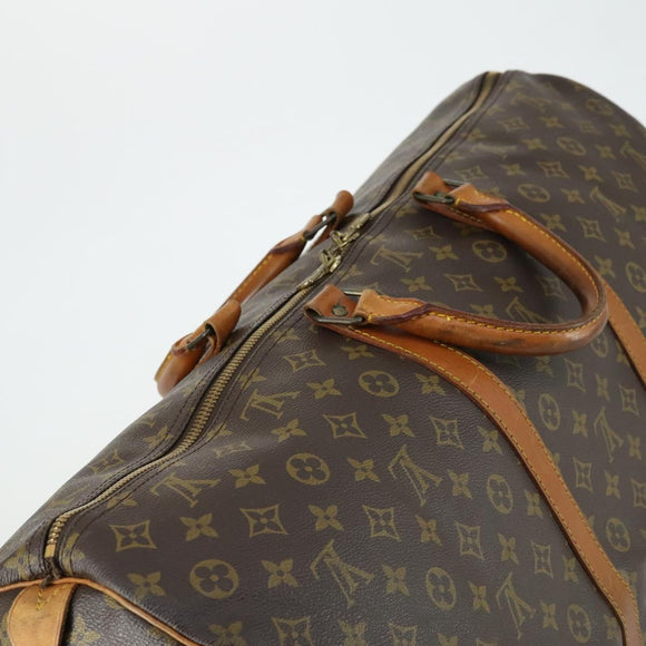 LOUIS VUITTON Monogram Keepall 60 Boston Bag M41422 LV Auth 161777