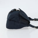 PRADA Shoulder Bag Nylon Navy Silver Auth 161779-3