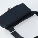PRADA Shoulder Bag Nylon Navy Silver Auth 161779-6