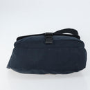 PRADA Shoulder Bag Nylon Navy Silver Auth 161779-5